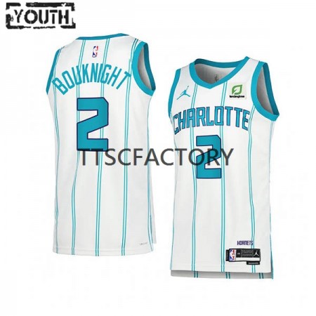 Kinder NBA Charlotte Hornets Trikot James Bouknight 2 Jordan 2022-23 Association Edition Weiß Swingman